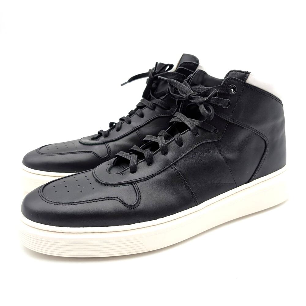 Good Man Brand High Top Sneaker Shoes Round Toe Men's Black Size US11 EU44